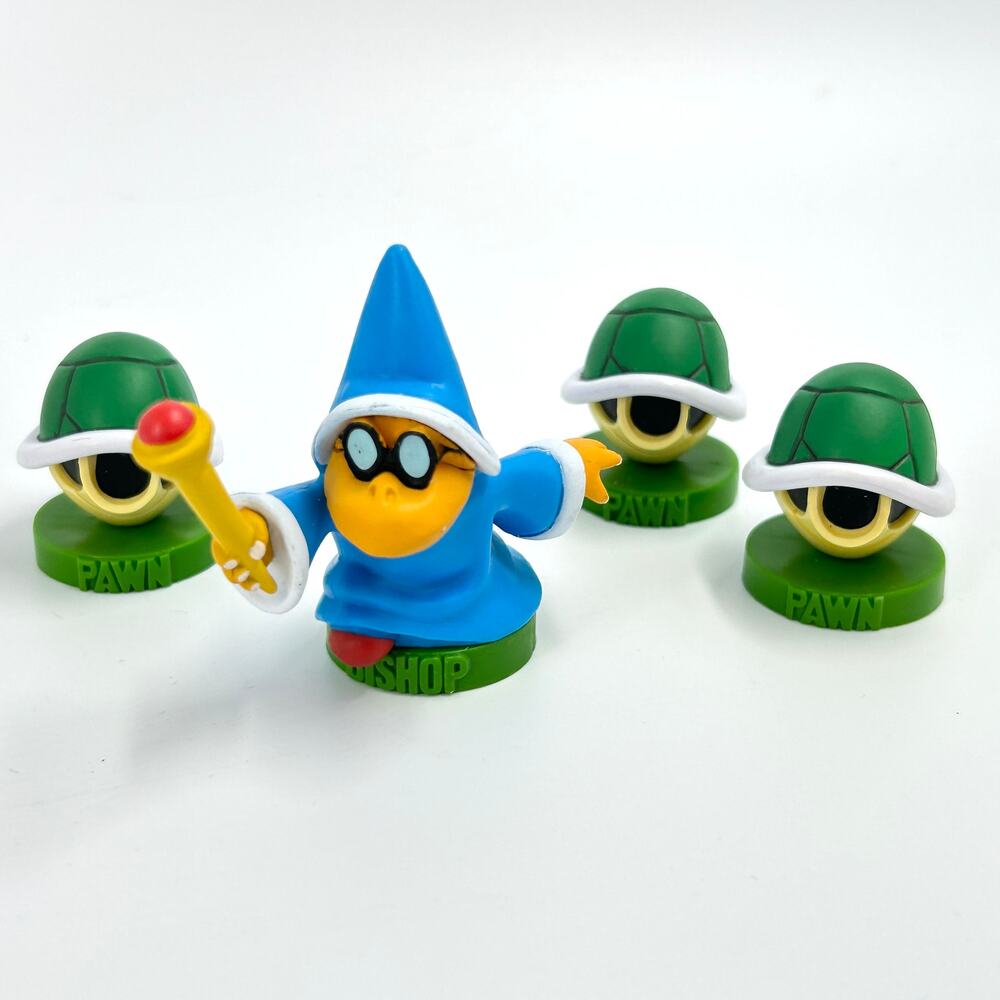 4pc Super Mario Chess Replacement Part 1 BISHOP Magikoopa + 3 PAWN Nintendo 2009